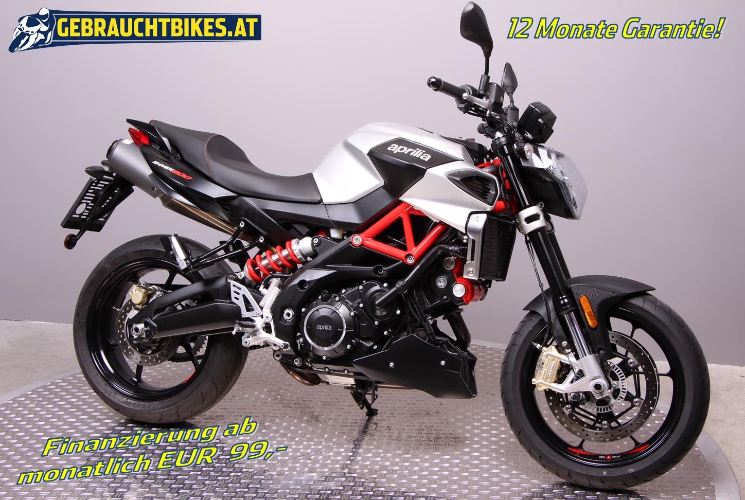 Aprilia Shiver 900 Motorrad, gebraucht