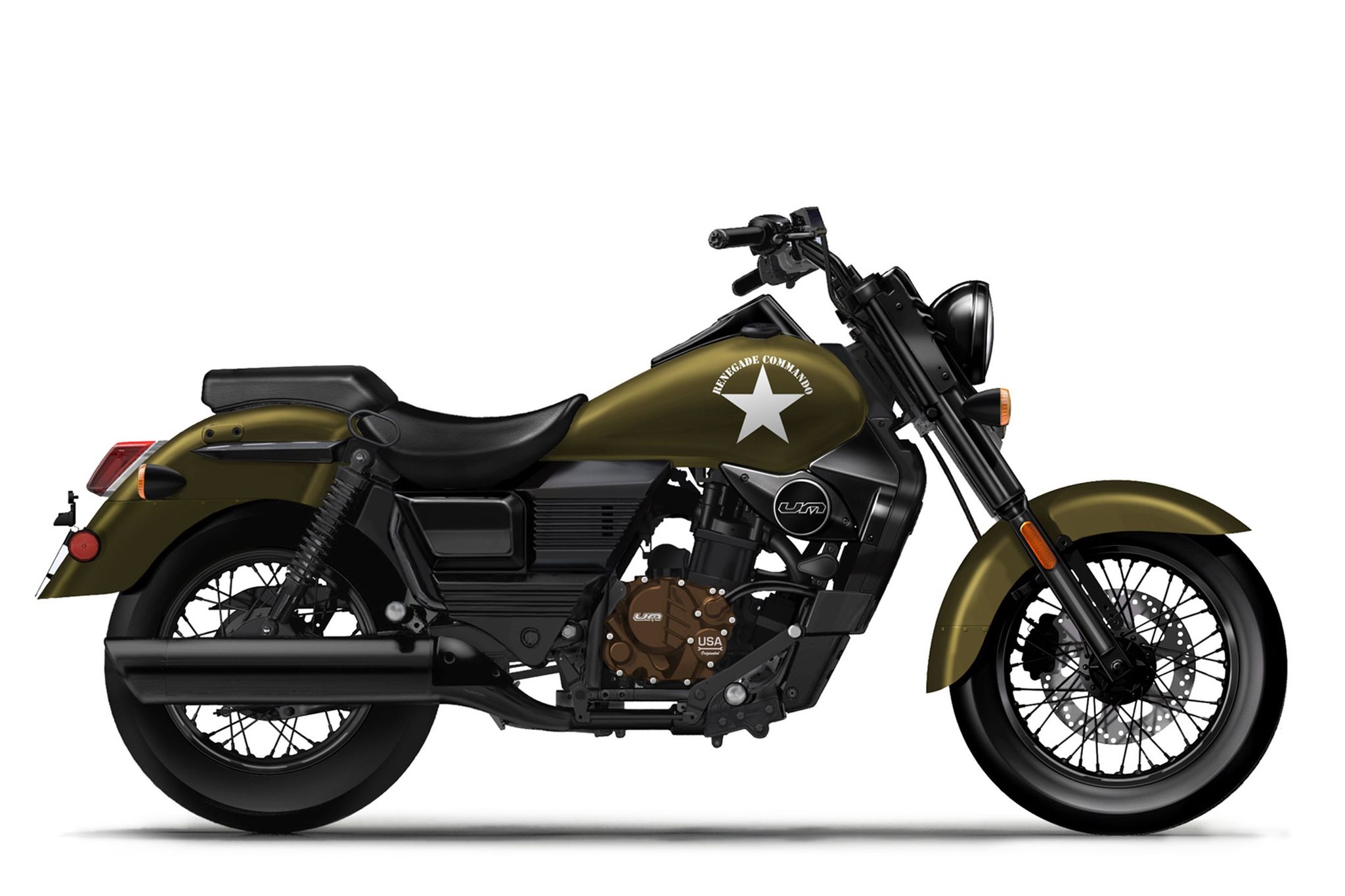 United Motors UM Renegade Commando 125 Motorrad, neu