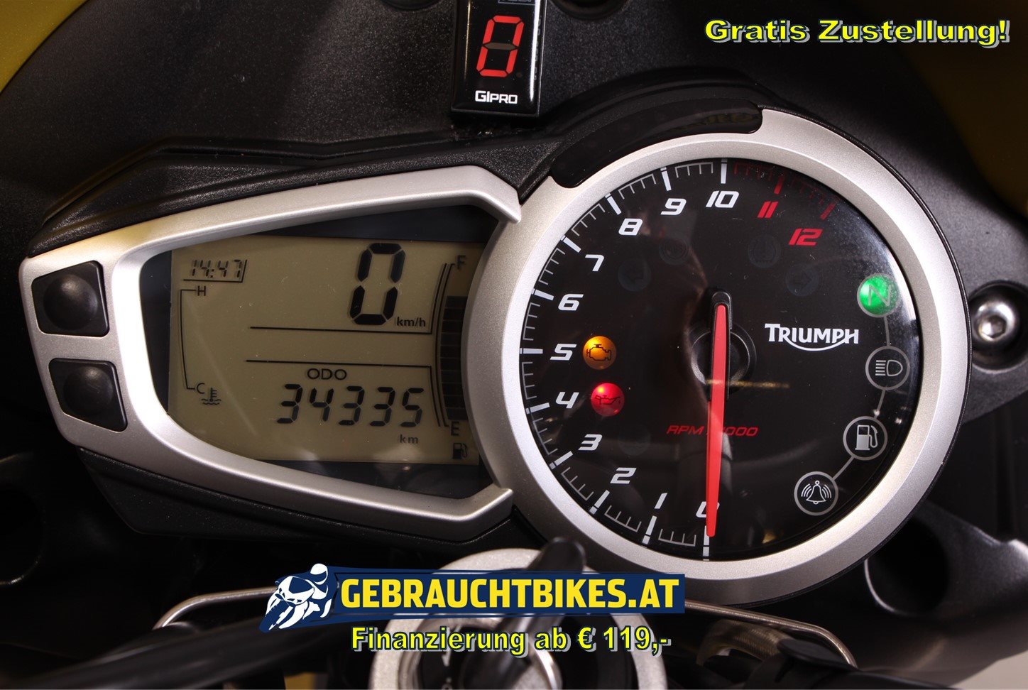 Triumph Speed Triple 1050 Motorrad, gebraucht