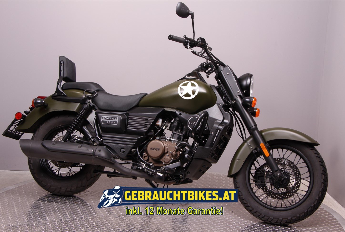 United Motors UM Renegade Commando 125 Motorrad, gebraucht