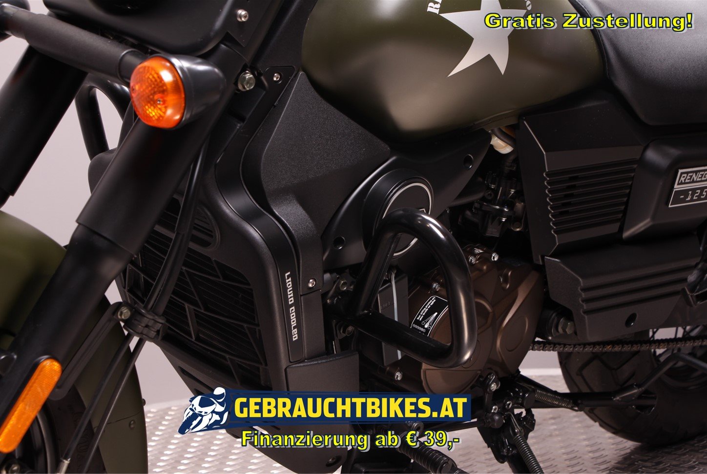 United Motors UM Renegade Commando 125 Motorrad, gebraucht