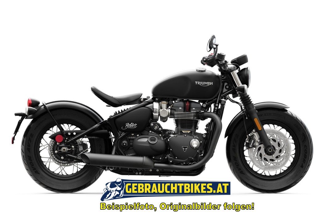 Triumph Bonneville Bobber Black Motorrad, gebraucht