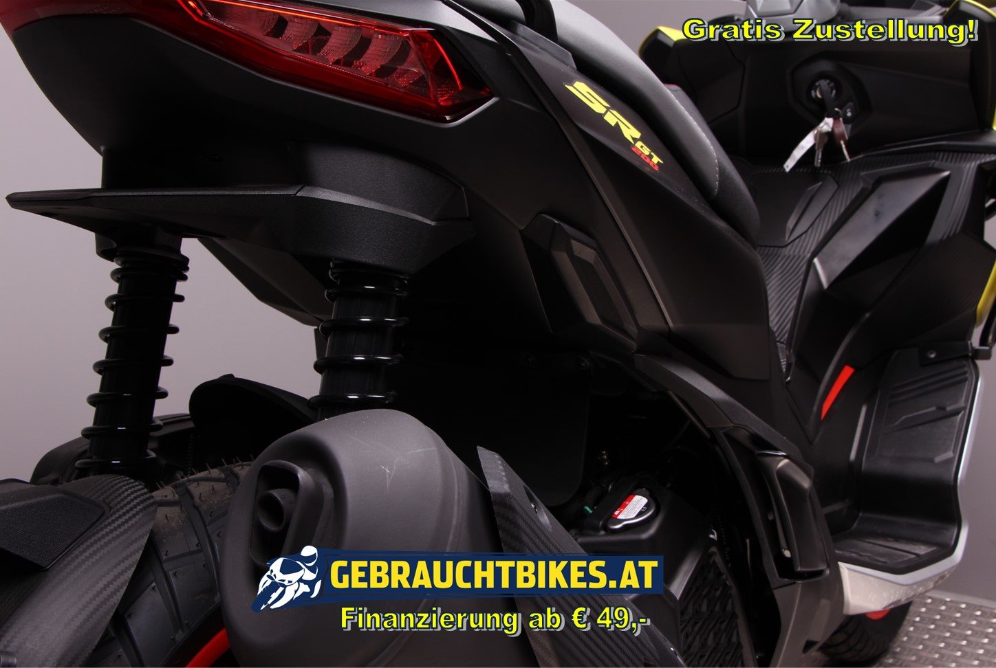 Aprilia SR GT Sport 200 Motorrad, neu