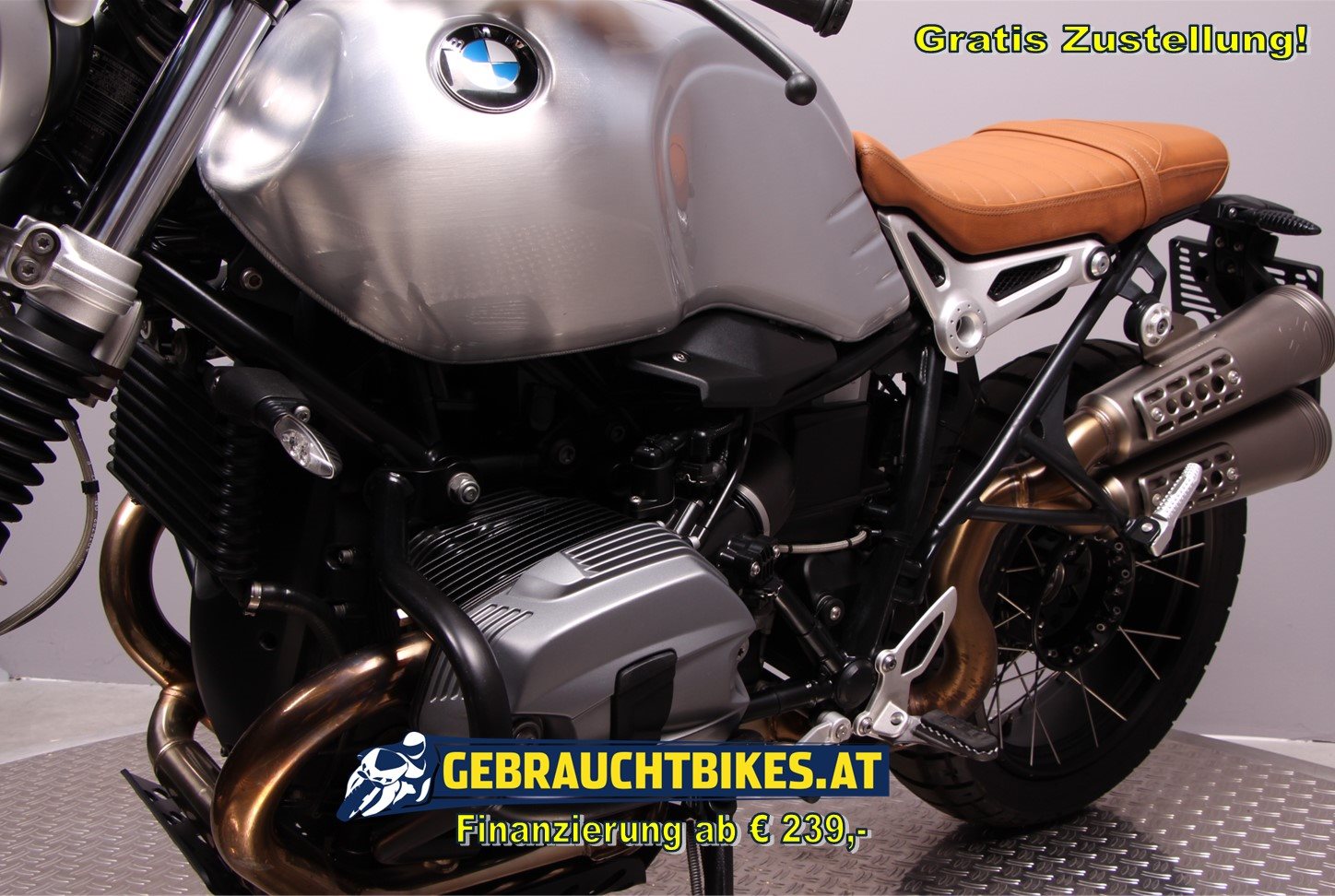 BMW R nineT Scrambler Motorrad, gebraucht