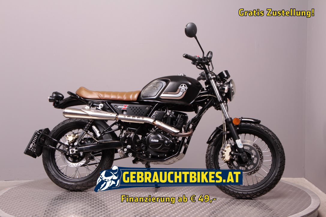 United Motors UM Scrambler X Naked 125 Motorrad, gebraucht