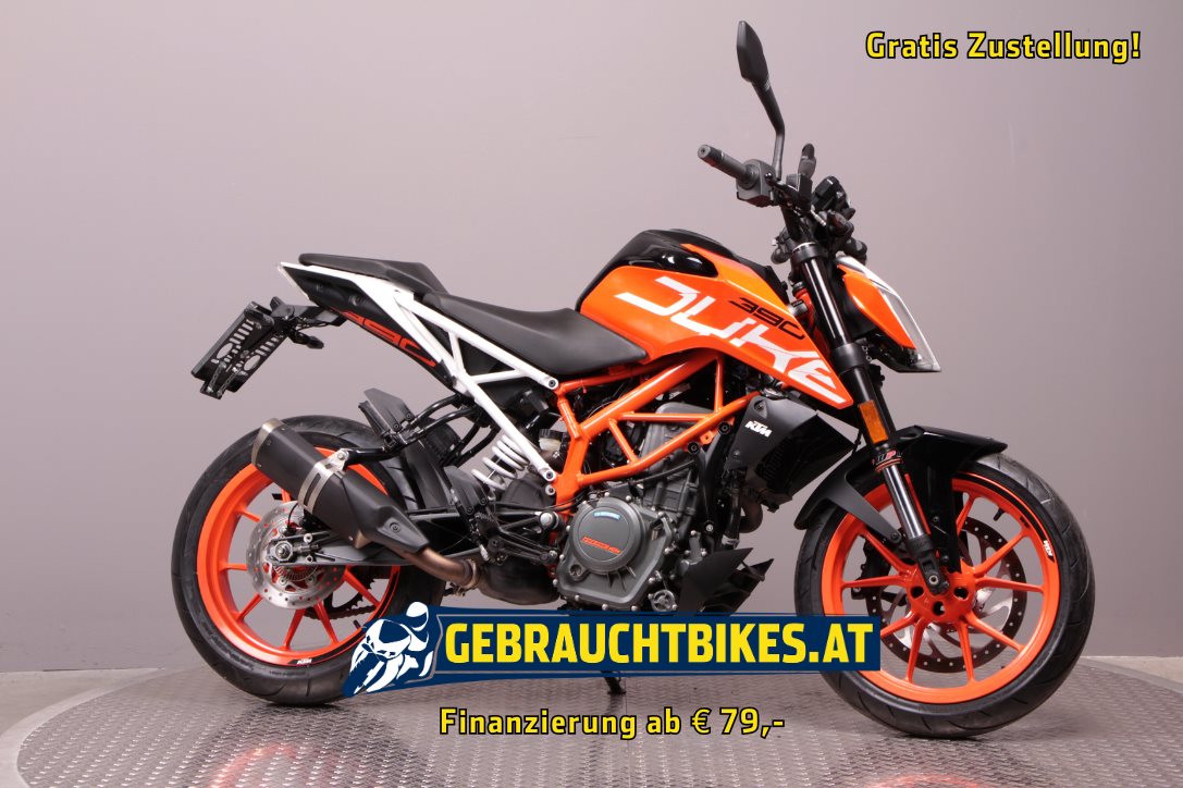 KTM 390 Duke Motorrad, gebraucht