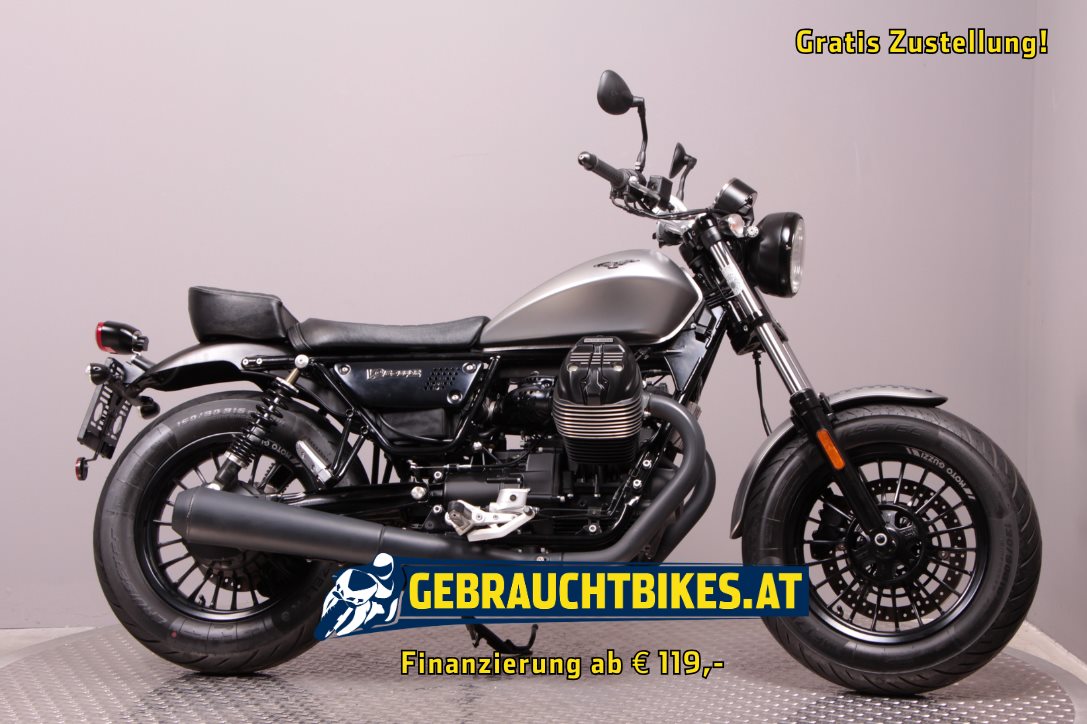 Moto Guzzi V9 Bobber Motorrad, gebraucht