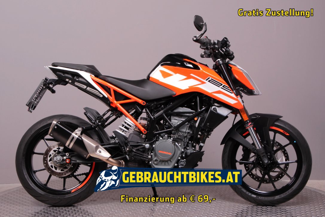 KTM 125 Duke Motorrad, gebraucht