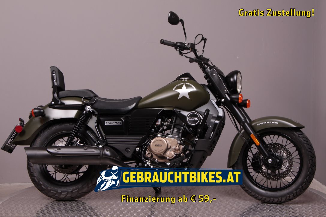 United Motors UM Renegade Commando 125 Motorrad, gebraucht United Motors UM Renegade Commando 125 Motorrad, gebraucht