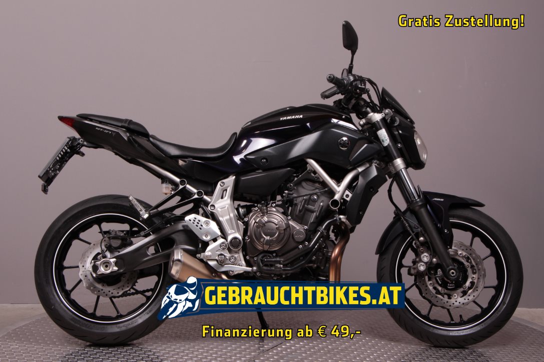 Yamaha MT-07 Motorrad, gebraucht